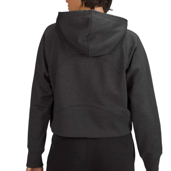 Lululemon Loungeful Cropped Hoodie *Spark Black / Size 2 - Picture 2 of 9